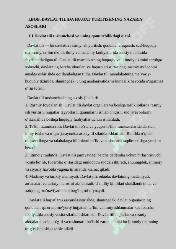 Umumiy o’rta ta’lim hamda akademik litseylarda davlat tilida ish yuritishga oid hujjatlar bilan ishlash usullari 5