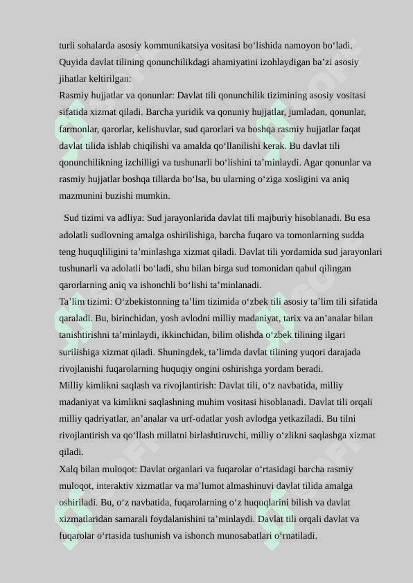 Umumiy o’rta ta’lim hamda akademik litseylarda davlat tilida ish yuritishga oid hujjatlar bilan ishlash usullari 7