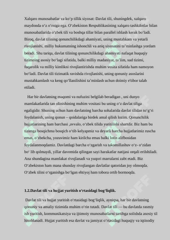 Umumiy o’rta ta’lim hamda akademik litseylarda davlat tilida ish yuritishga oid hujjatlar bilan ishlash usullari 8