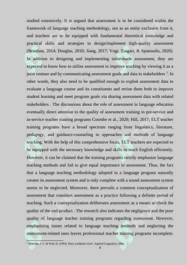 Language testing and assessment in elt 6