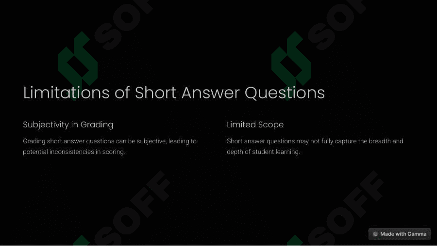 Short Answer Questions: A Comprehensive Guide 4