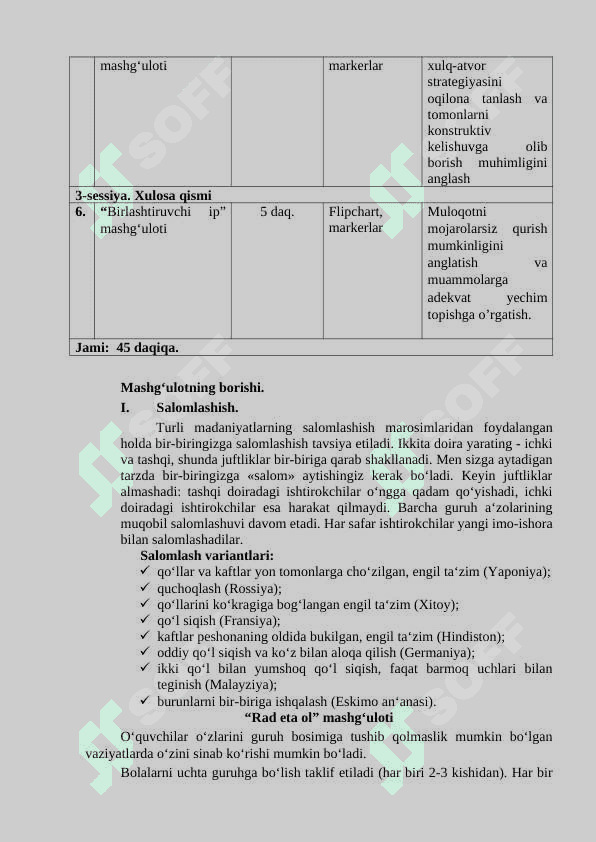 Trening ishlanma 2