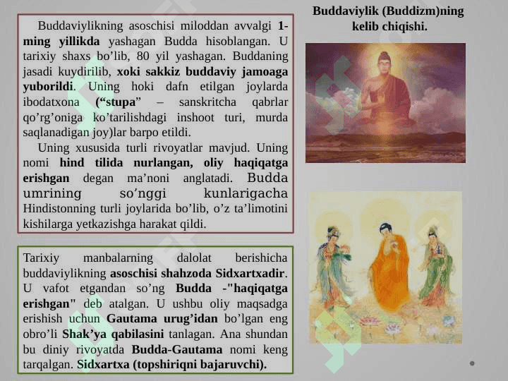 Buddaviylik dini (toʻliq) 3