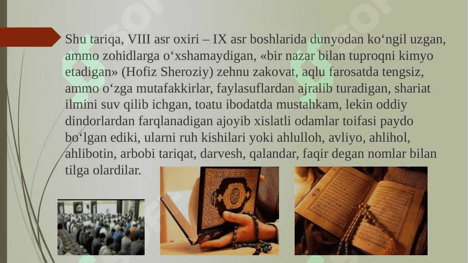 Tasavvuf va hozirgi zamon 6