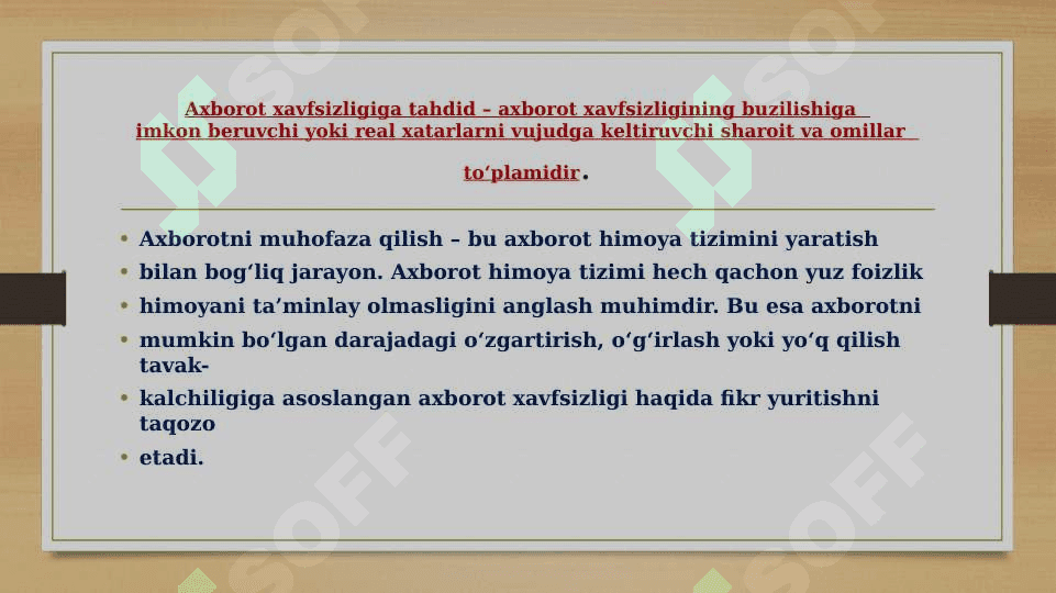 Axborot xafsizligi 4