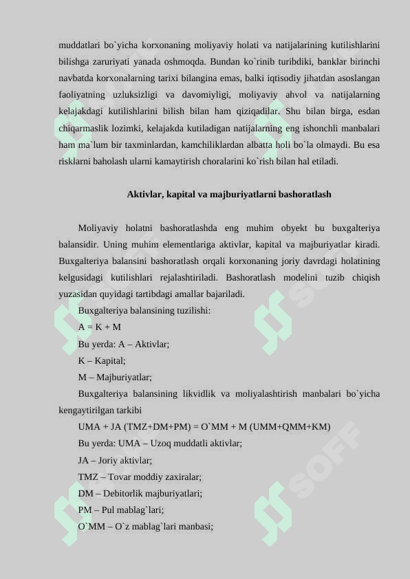 Moliyaviy hisobot elementlarini bashoratlash 5