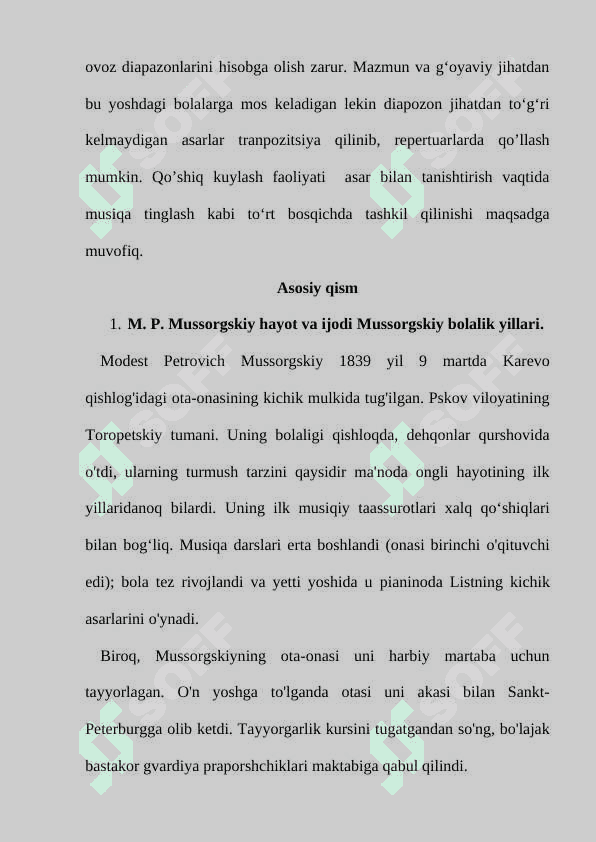 M. P. MUSSORGSKIY IJODI 6