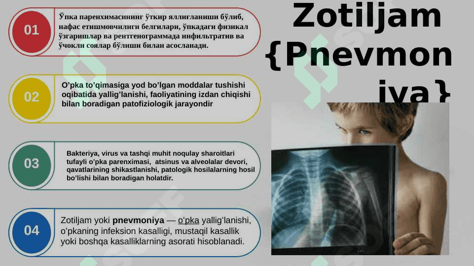 Zotiljam haqida. Zotiljam kasalligi davolash. 2