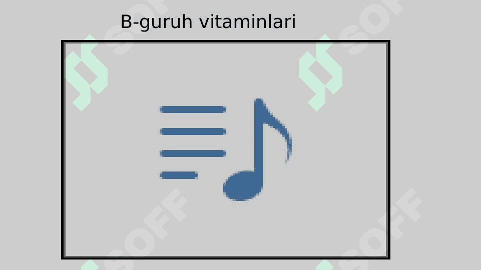 SUVDA  ERUVCHI VITAMINLAR 6