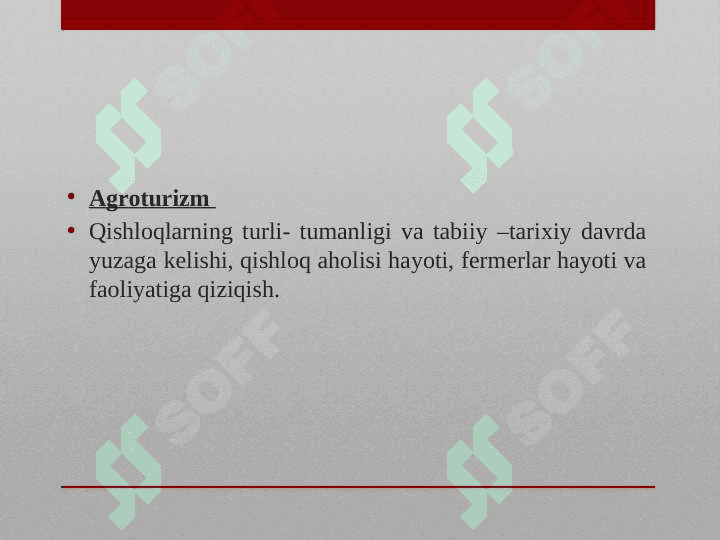 Xalqaro turizmning maxsus turlari 4