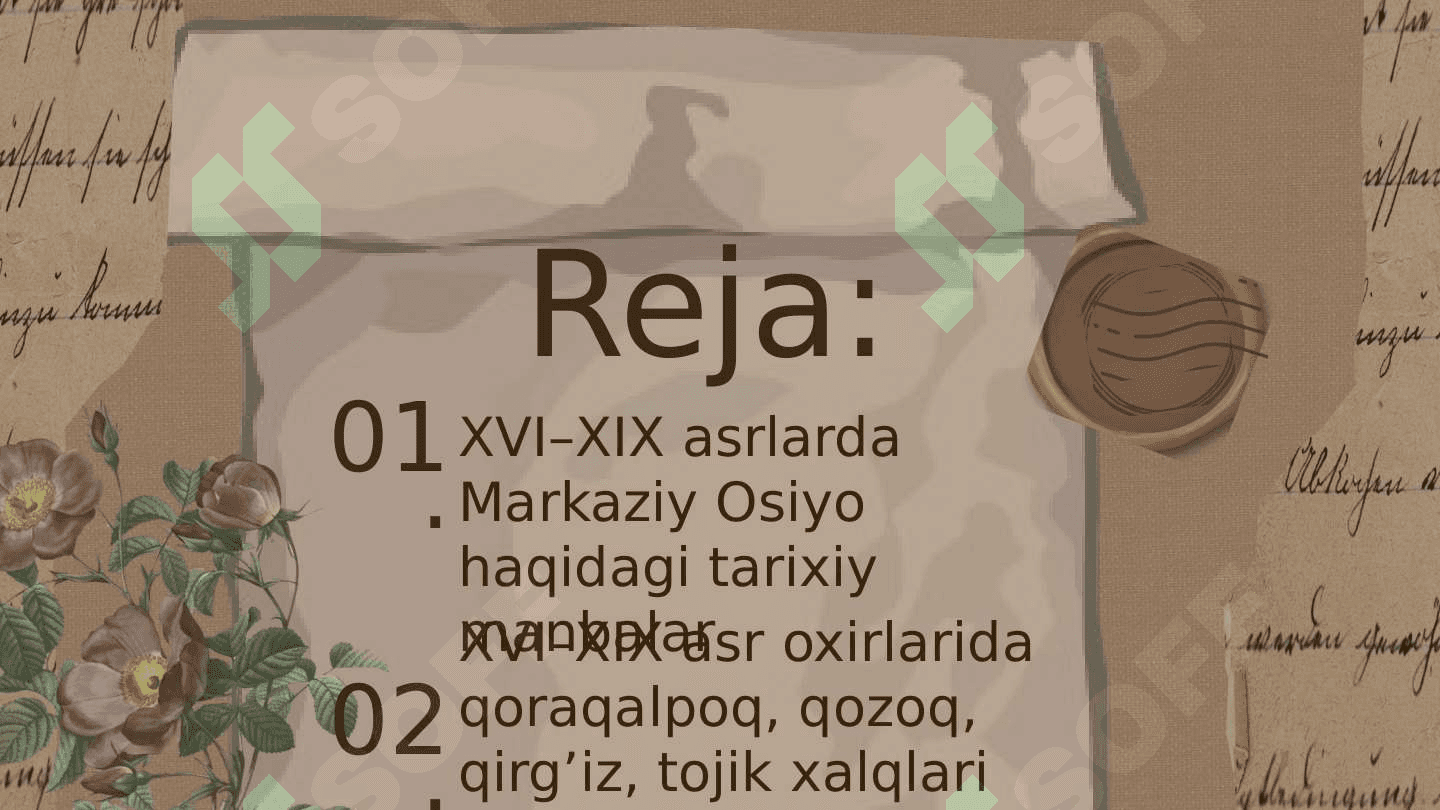 O‘rta Osiyo xonliklari davri tarixshunsligi 2