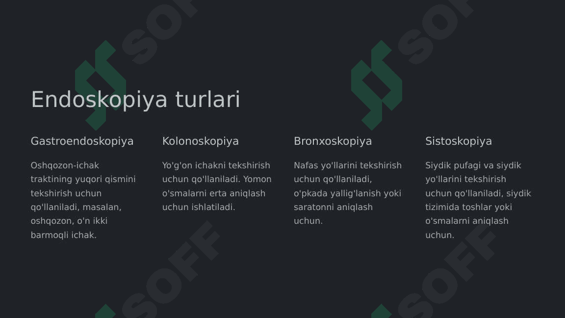 Tibbiyotda endoskopik usullarning qo'llanishi 3
