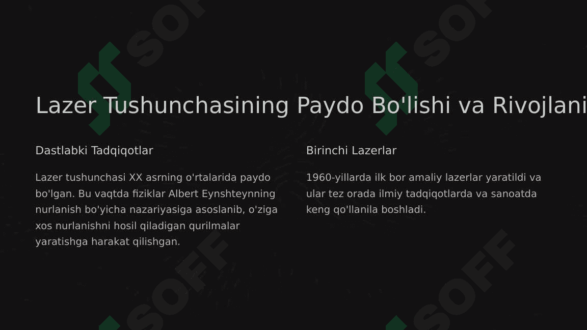 Lazerning tibbiyotda qo'llanishi 3