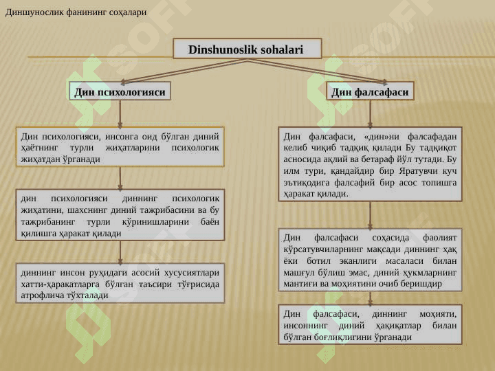 Dinshunoslik faniga kirish 7