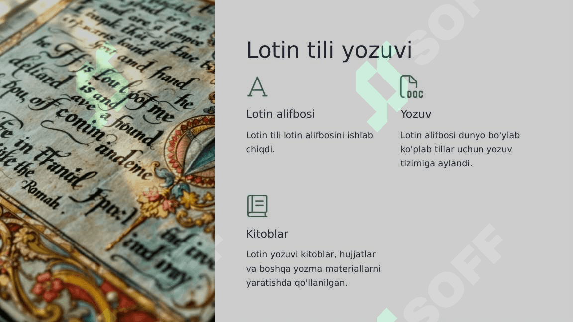 Lotin tili tarixi 8