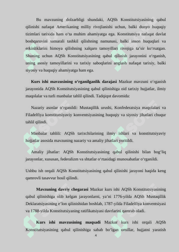 AQSh Konstitutsiyasining qabul qilinishining tarixiy asosi 4