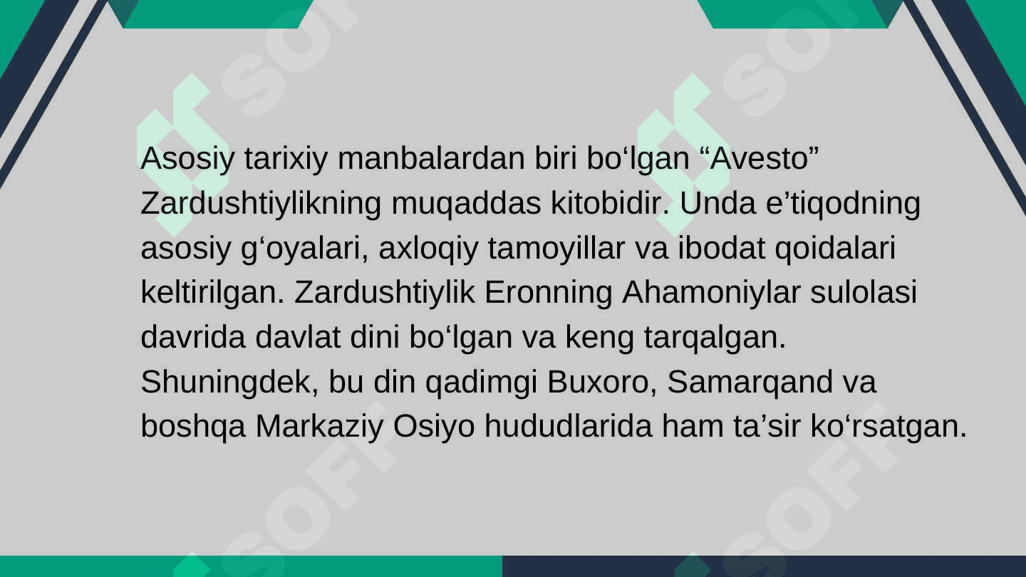 Mavzu: Zardushtiylik dini 4