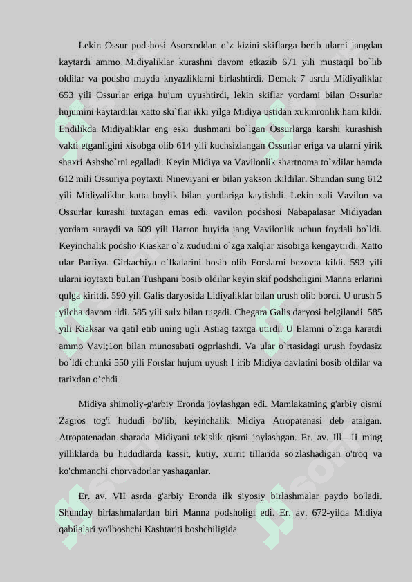 Qadimgi Midiya davlati 4