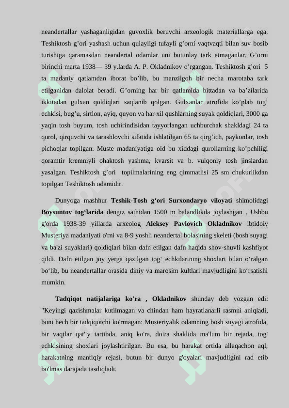 Teshiktosh makoni 3