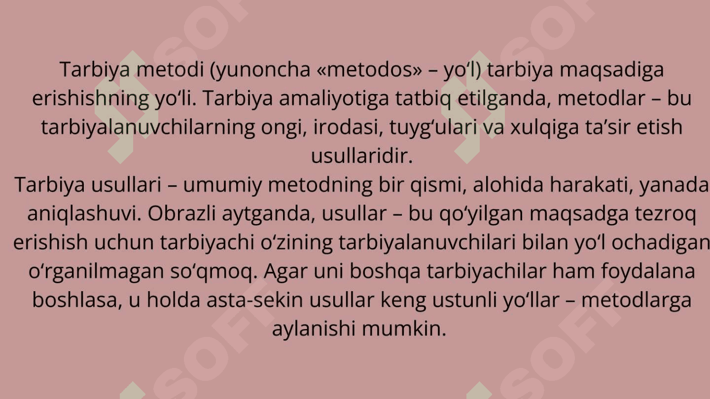 Tarbiyaning umumiy metodlari 3