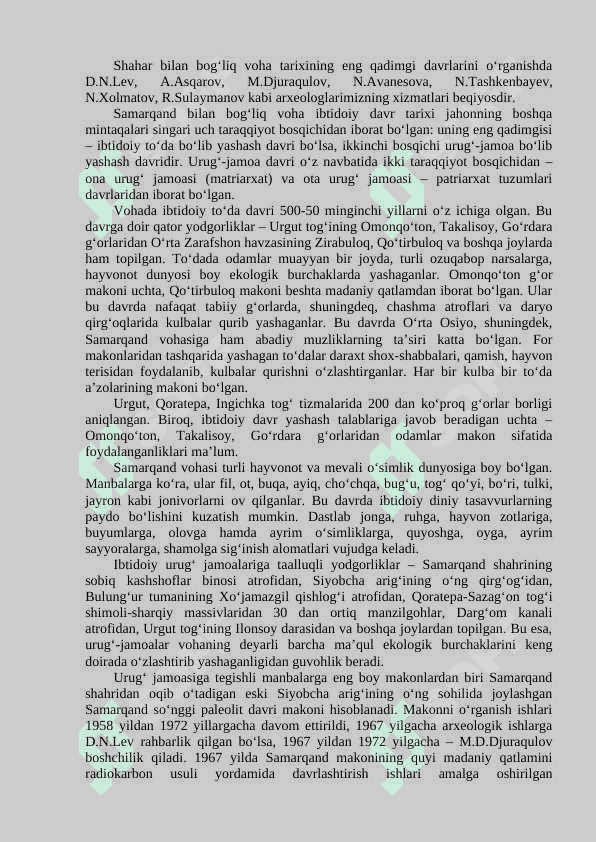 SAMARQANDNING JAHON SIVILIZATSIYASIDA TUTGAN O`RNI. 2