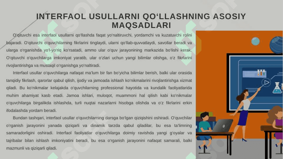 O‘qitishning interfaol usullari (Ўқитишнинг интерфаол усуллари) 6