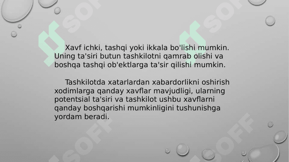 Axborot xavsizligida xatarlar va ularni baholash 4