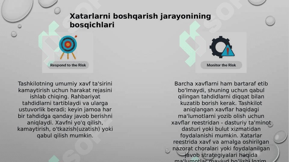 Axborot xavsizligida xatarlar va ularni baholash 7