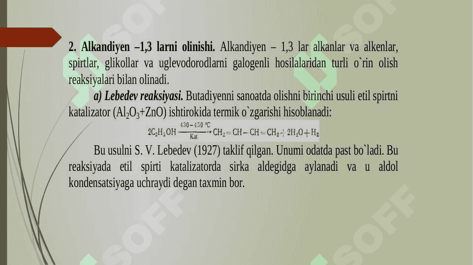 Alkadiyenlar 8