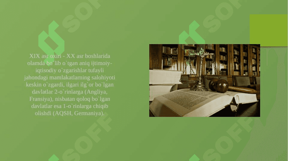 Institutsionalizmning asosiy xususiyatlari 2