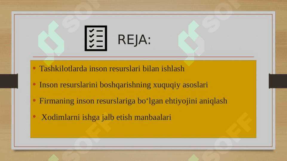 Inson resurslarini boshqarish slayd 2