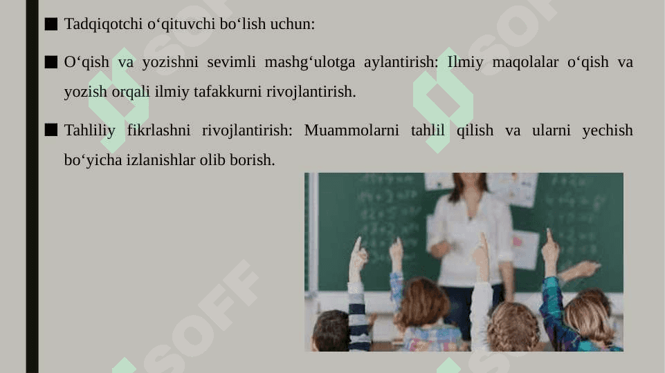 O'qituvchi tadqiqotchi sifatida 5