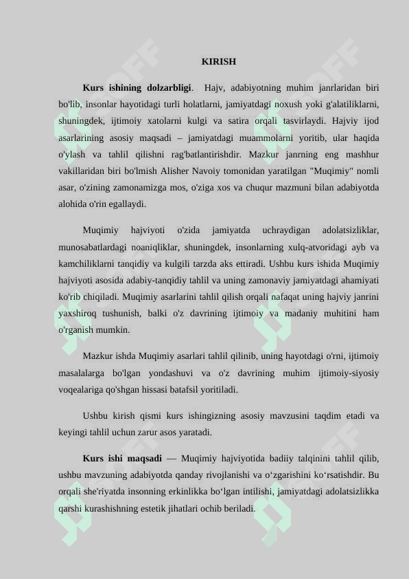 Muqimiy hajviyoti 2