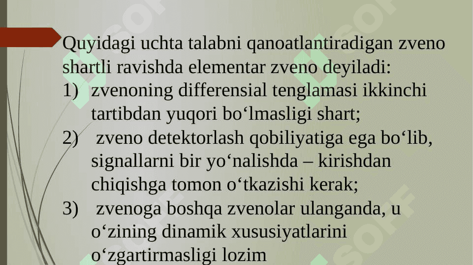 Elеmеntаr zvеnоlаr vа ulаrning xаrаktеristikasi 5