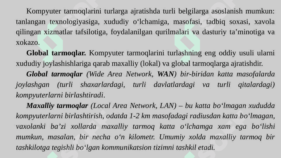 Standart tarmoq protokollari 2