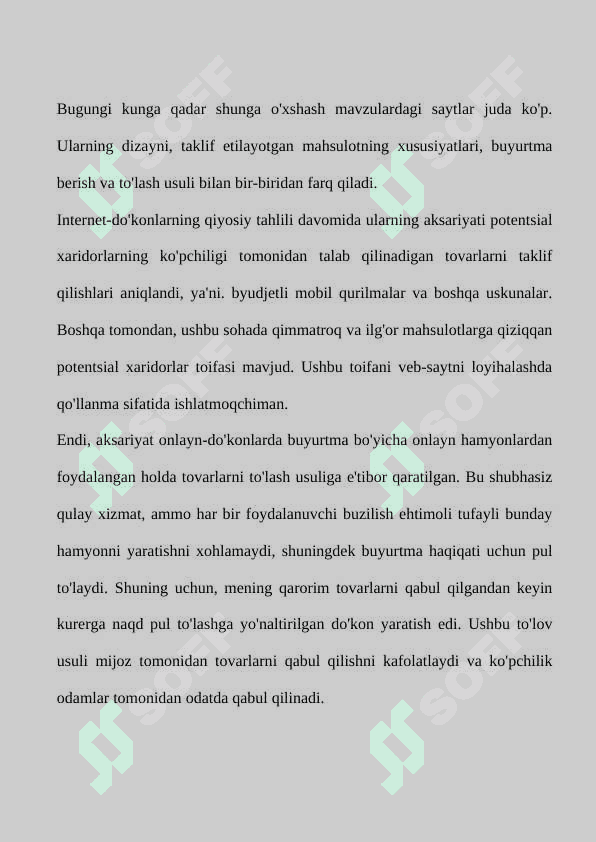 “OpenShop” internet-do'koni web-saytini loyihalash 4