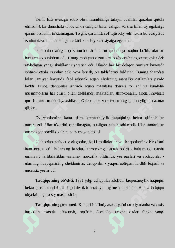 Krepostnoylikning yemirilishi 4