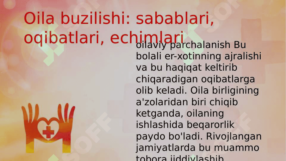 Oilaviy munosabatlarning buzilishi Ajrim muomalar 2