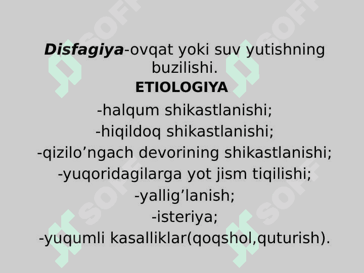 Disfagiya 2