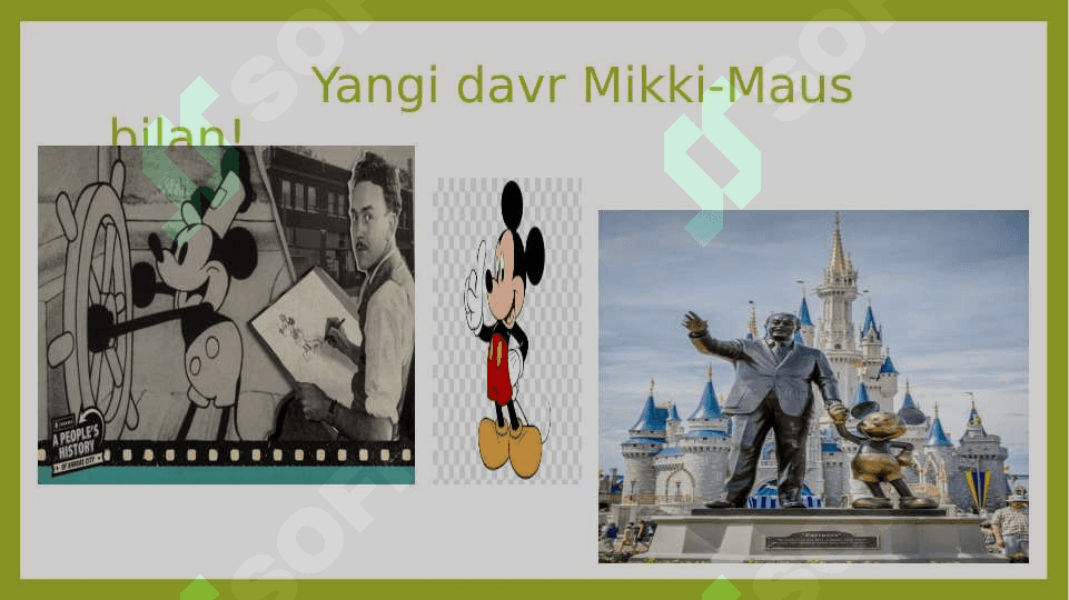 Mavzu: Walt Disney kompaniyasi 8