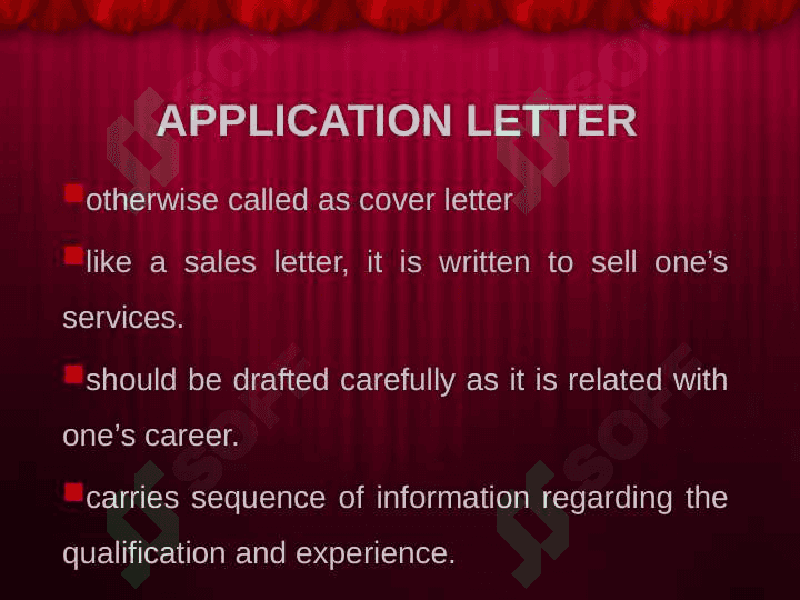 APPLICATION LETTER 2