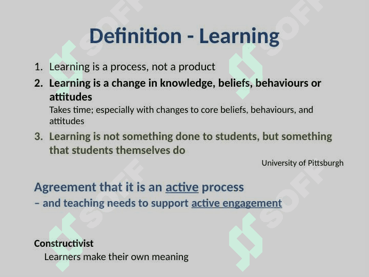 Approaches to learning 4