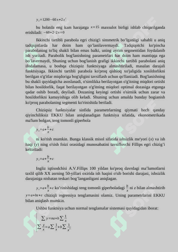 CHIZIQSIZ REGRESSIYA 4