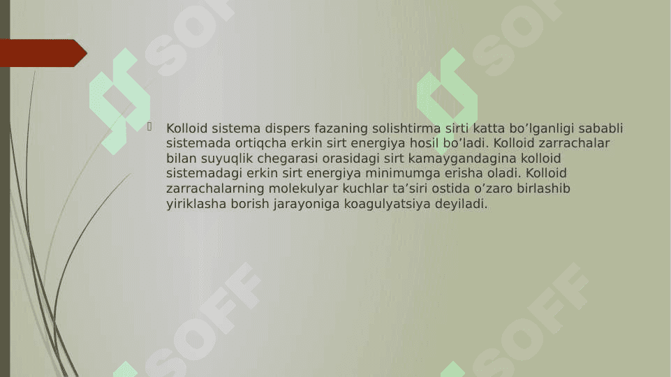 Kolloidlarning elektrik xossalari 2