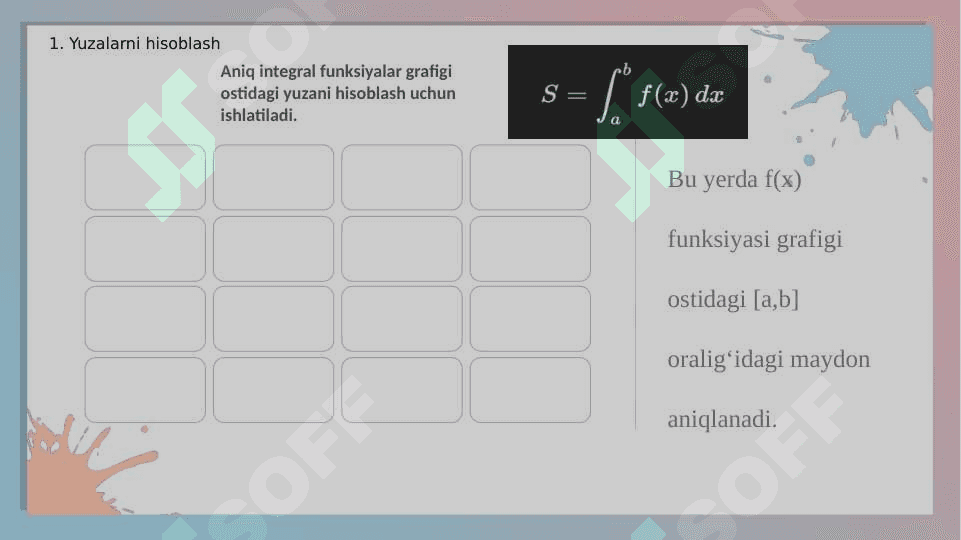 Aniq integralning tatbiqlari 3