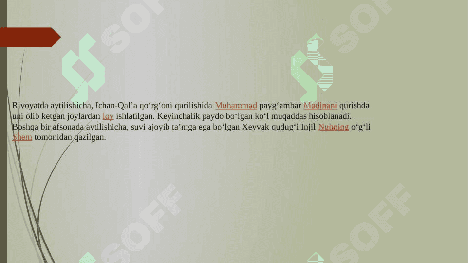 Xivadagi Ichan qal’a majmuasi 3
