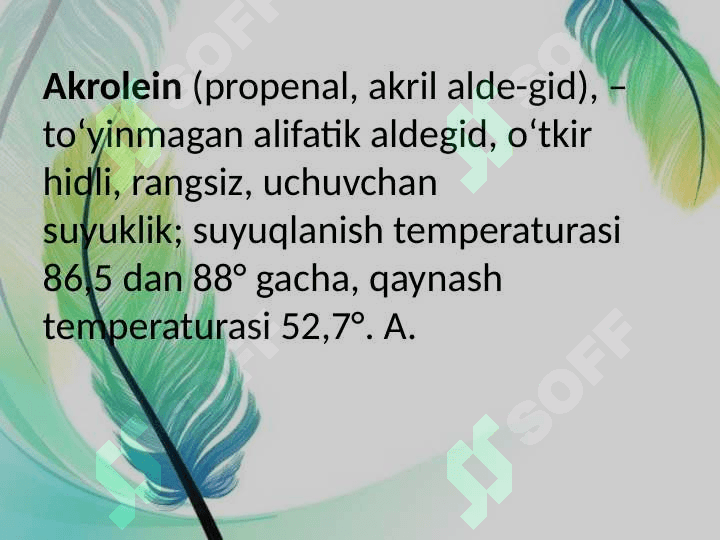 Akrolein 3