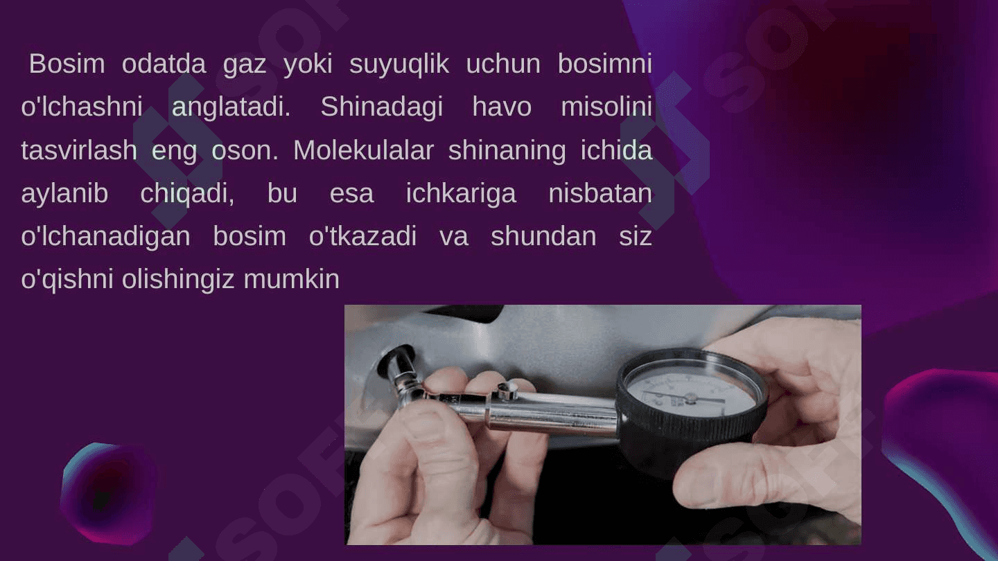Bosim datchiklari (hisoblagichlar) 4