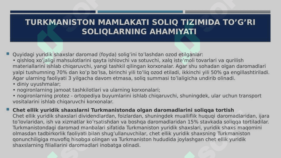 Turkmaniston soliq tizimi 7