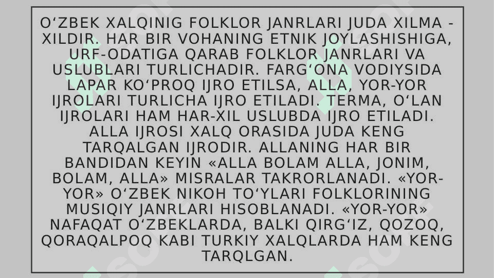 Etnografiyada folklor namunalarining ilmiy ahamiyati 5